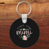 Porte-clés First Time Grandma Est 2026 New Grandmother 1st Ti (Recto)