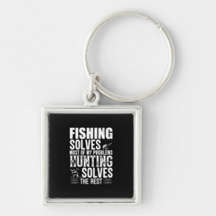 Porte-clés Fisher Fishing Solves Most Of My Problems