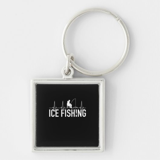 Porte-clés Fisher Ice Fishing Hearbeat (Devant)