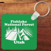 Porte-clés Fishlake National Forest Utah (Verso)