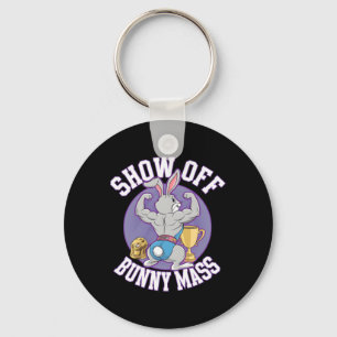 Porte-clés Fitness Bunny Bodybuilder Show Off Bunny M Funny R