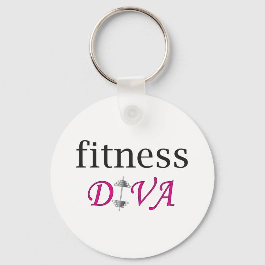 Porte-clés Fitness Diva (Recto)