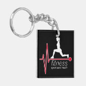 Porte-clés Fitness girl (Devant gauche)