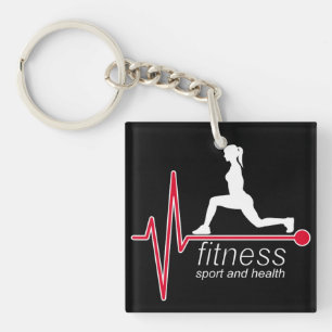 Porte-clés Fitness girl