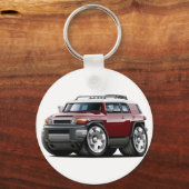 Porte-clés Fj Cruiser Maroon Car (Recto)