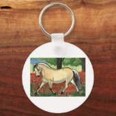 Porte-clés Fjord HORSE DE Norvège (Recto)