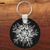 Porte-clés Flacon de neige en cristal de glace (Recto)