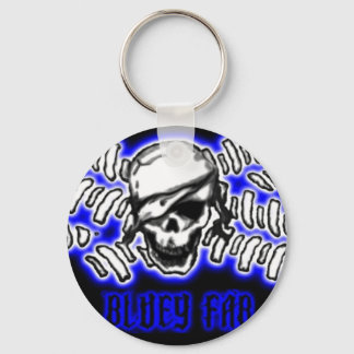 Porte-clés flag5pirate3art2, BLUEYFAB SMALL
