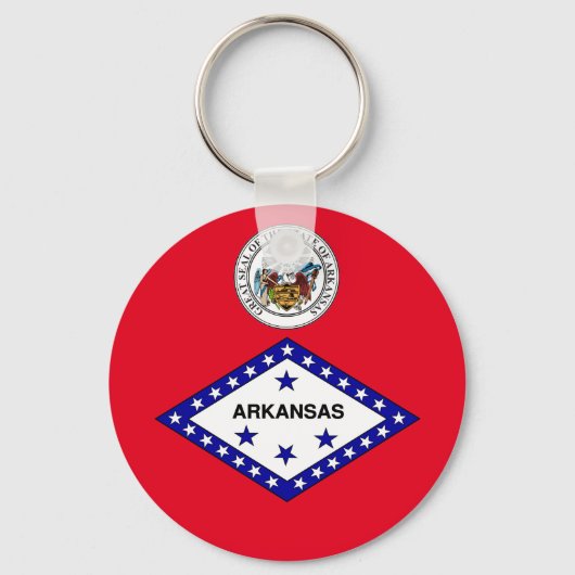 Porte-clés Flag de l'Arkansas (Recto)