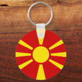 Porte-clés Flag de Macedonia (Recto)
