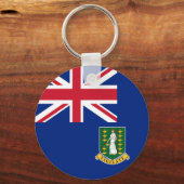 Porte-clés Flag des îles Vierges britanniques (Recto)