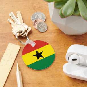 Porte-clés Flag du Ghana