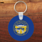 Porte-clés Flag du Nebraska (Recto)