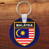 Porte-clés Flag malaisien (Recto)