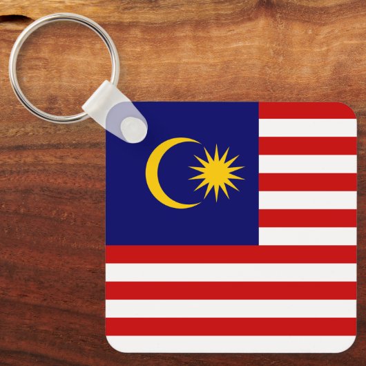Porte-clés Flag malaisien (Recto)