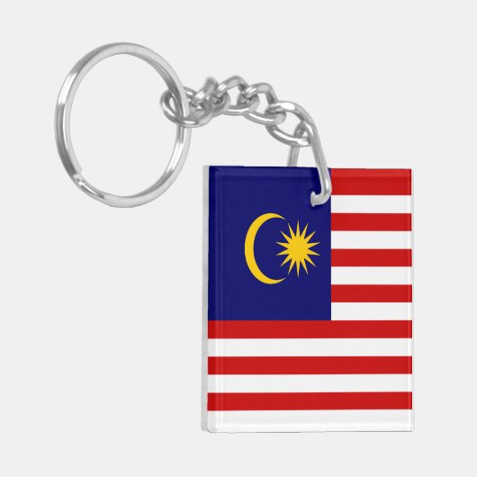 Porte-clés Flag malaisien (Devant gauche)