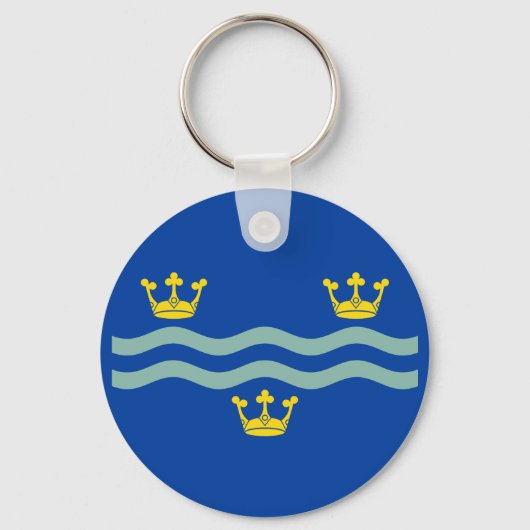 Porte-clés Flag of Cambridgeshire Keychain (Recto)