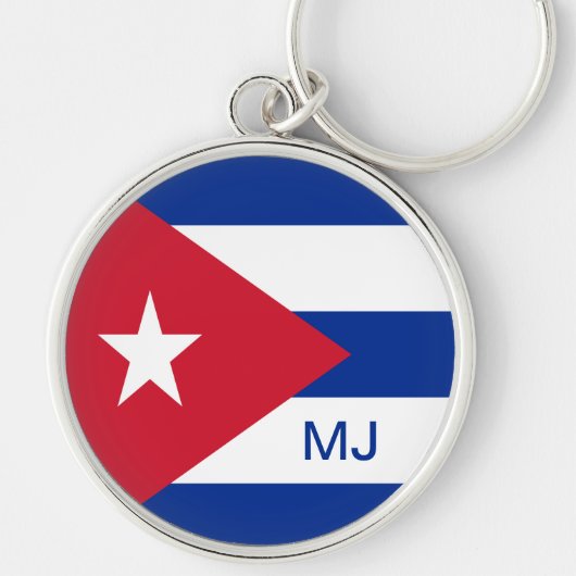 Porte-clés Flag of Cuba with Custom (Devant)