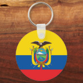 Porte-clés Flag of Ecuador Keychain (Recto)