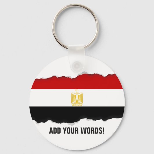 Porte-clés Flag of Egypt (Recto)