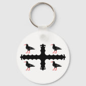 Porte-clés Flag of Flintshire Keychain (Verso)