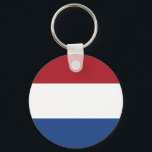 Porte-clés Flag of Netherlands Keychain<br><div class="desc">Flag of Netherlands Keychain</div>