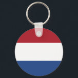 Porte-clés Flag of Netherlands Keychain<br><div class="desc">Flag of Netherlands Keychain</div>