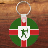 Porte-clés Flag of Nottinghamshire Keychain (Verso)