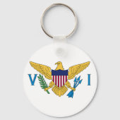 Porte-clés Flag of US Virgin Islands (Verso)