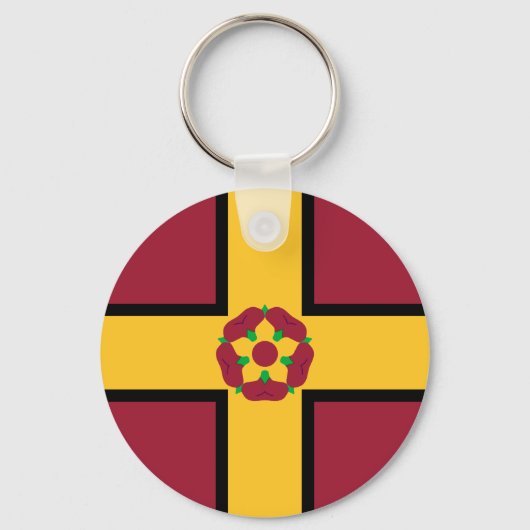 Porte-clés Flag on Northamptonshire Keychain (Recto)