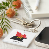 Porte-clés Flags and countries Angola (Devant Droit)