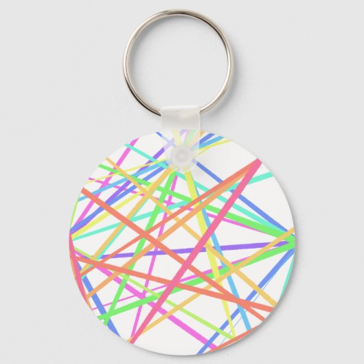 Porte-clés Flair été : Neon Rainbow strié (Recto)