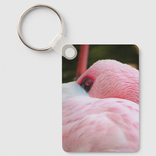 Porte-clés Flamant rose (Recto)