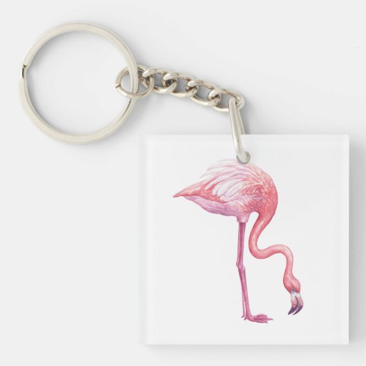 Porte-clés Flamant rose (Devant)