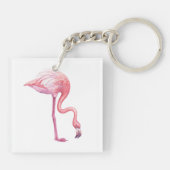 Porte-clés Flamant rose (Dos)