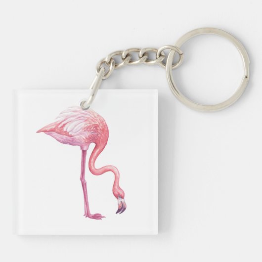 Porte-clés Flamant rose (Dos)
