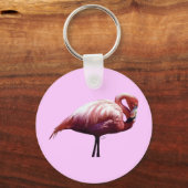 Porte-clés Flamant rose (Recto)