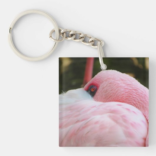 Porte-clés Flamant rose (Devant)