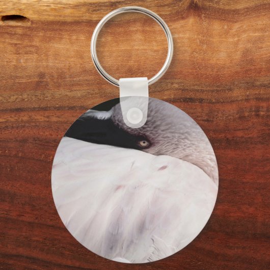 Porte-clés Flamant rose (Recto)