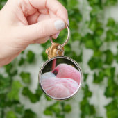 Porte-clés Flamant rose (Main)