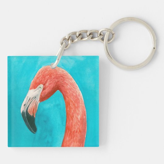 Porte-clés Flamant rose (Dos)
