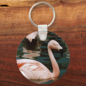 Porte-clés Flamant rose (Recto)