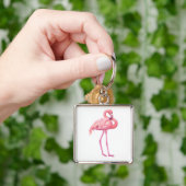 PORTE-CLÉS FLAMANT ROSE 2 (main)