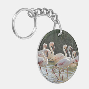 Porte-clés Flamant rose Bird Office Accueil École Destiny Des