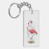 Porte-clés Flamant rose fabuleux (Devant gauche)