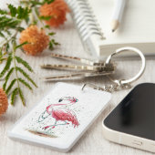 Porte-clés Flamant rose fabuleux (Devant droit)