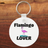 Porte-clés Flamant rose Lover (Recto)