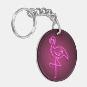 Porte-clés - Flamant Rose Néon (Devant gauche)