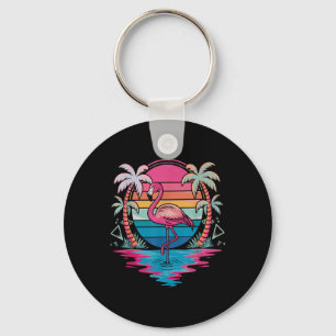 Porte-clés Flamant rose Plage Vibes été Palm Tree Sum Tropica
