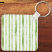 Porte-clés Flamant rose rose blanc vert (Verso)